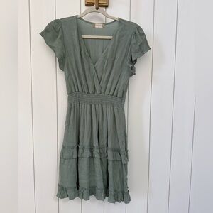 Altar’d State Olive Green Dress, S